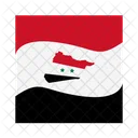 Syria Disaster Flag Symbol