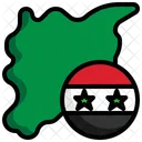 Syria Flag Syria Nation Icon