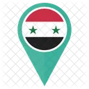 Syrie Drapeau Icône