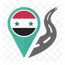 Syrien Flagge Symbol