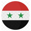 Syrien Flagge Land Symbol