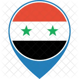 Arabe syrien Flag Icône