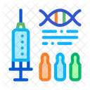 Syringe Ampoules Biohacking Icon