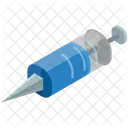 Syringe Injection Isometric Icon