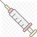 Syringe Lineal Color Icon Icon