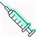 Syringe Color Shadow Thinline Icon Icon