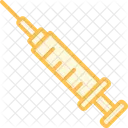 Syringe Duotone Line Icon Icon