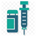 Syringe Plastic Surgery Injection Needle Medication Vaccine Shot Medical Healthcare Needle Injection Icon