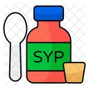 Syrup Liquid Medicine Medicine Bottle Icon