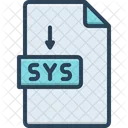 Sys Document Software Icon
