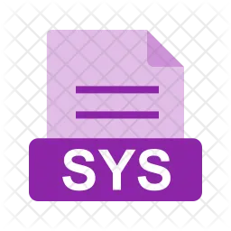 Sys-Datei  Symbol