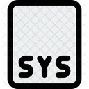 Sys-Datei  Symbol