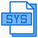 Sys File Format Type Icon