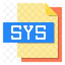Sys File Format Type Icon