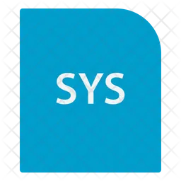 Sys File  Icon