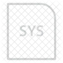Sys File  Icon