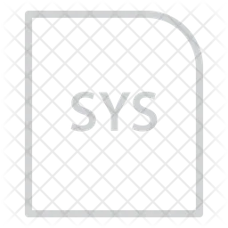 Sys File  Icon