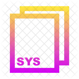 Sys File  Icon