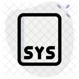 Sys File  Icon