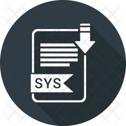 Sys file  Icon