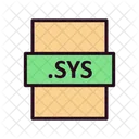 Sys File Sys File Format Icon