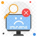 System Crash Computer Crash Data Loss Icon