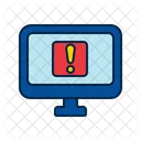 Error Cybersecurity System Failure Icon