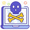 System Error Laptop Danger Cyber Danger Icon