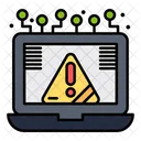Connection Crime Cyber Icon