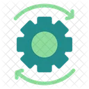 Flat Energy Science Icon