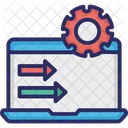 System Integration Installation Laptop Icon