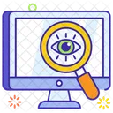 Vision Monitoring Searching Icon