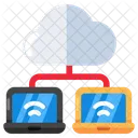 System Hosting Laptop Hosting System Network Icon