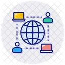 System Network Business Global Icon