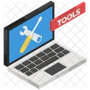 System Repairing System Setting Laptop Setting Icon