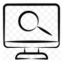 System Scanning Computer Scanning Computer Analysis Icône