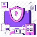 System Security System Protection Secure System Icon