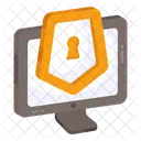 System Security System Protection Secure System 아이콘