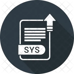 Sys-Datei  Symbol