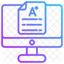 Systeme De Notation En Ligne Icône