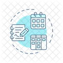 Horaire Systeme Planification Icône