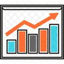 Analyse Graphique Affaires Icône