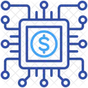 Systeme Financier Argent Technologie Icône