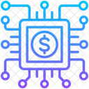 Systeme Financier Argent Technologie Icône