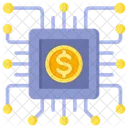 Systeme Financier Argent Technologie Icône