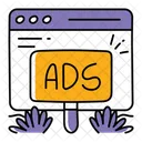 Système de publicité  Icône