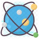 Galaxie Orbite Planete Icône
