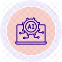 Icone Cercle Couleur Systeme Technologie Icon