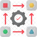 Traitement Du Systeme Traitement Des Donnees Automatisation Des Processus Icon