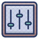 Systemeinstellungen Lautstarke Equalizer Option Symbol